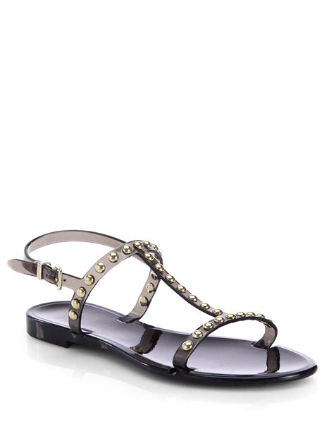 givenchy black jelly sandals|givenchy sandals for women.